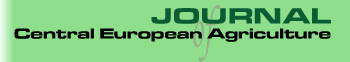 Journal of Central European Agriculture