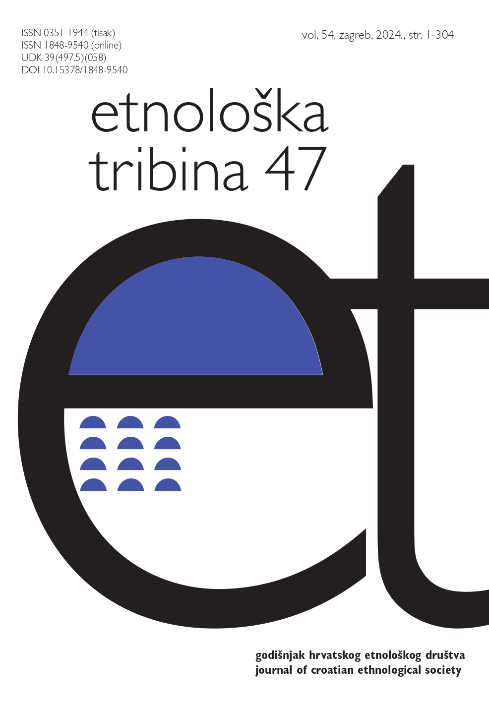 Pogledaj Svezak 54 Br. 47 (2024): Etnološka Tribina