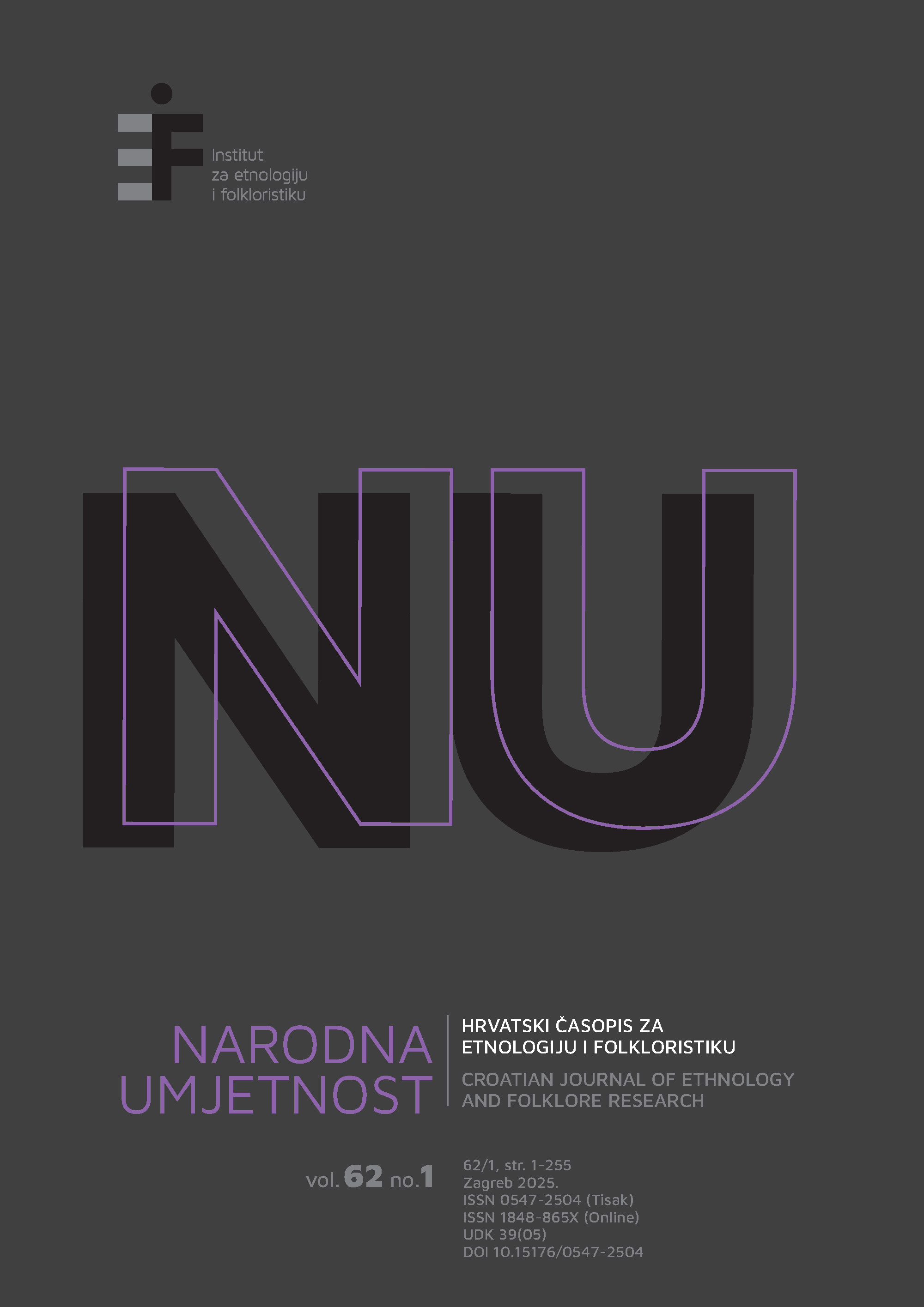 					Pogledaj Svezak 62 Br. 1 (2025): Narodna umjetnost
				