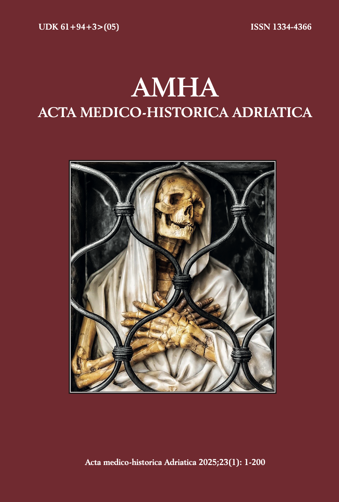 					View Vol. 23 No. 1 (2025): AMHA - Acta medico-historica Adriatica
				