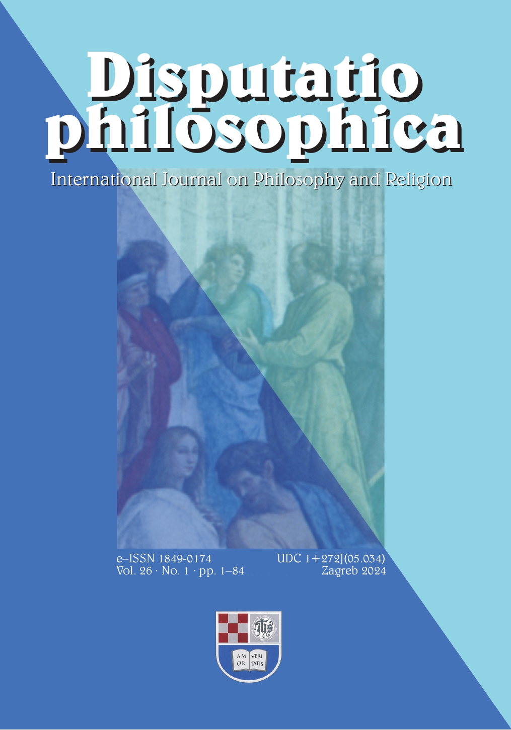 Pogledaj Svezak 26 Br. 1 (2024): Disputatio philosophica: International Journal on Philosophy and Religion
